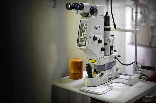 Nd YAG Laser used for Cataract Surgery service at Renuka Eye Institute in kolkata